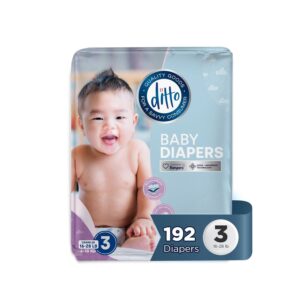 Ditto Baby Diapers Size #3 8X24ct