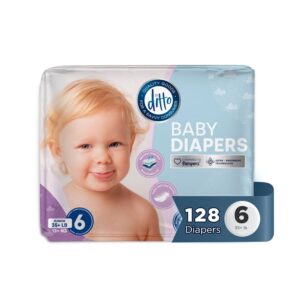 Ditto Baby Diapers Size #6 8X16ct